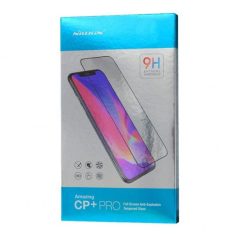   Apple iPhone XR / 11, Kijelzővédő fólia, ütésálló fólia (az íves részre is!), Tempered Glass (edzett üveg), Full Glue, Nillkin, CP+ PRO, fekete