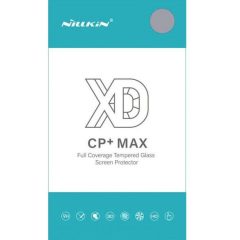   Apple iPhone XR / 11, Kijelzővédő fólia, ütésálló fólia (az íves részre is!), Tempered Glass (edzett üveg), tok barát, Nillkin, XD CP+ MAX, fekete