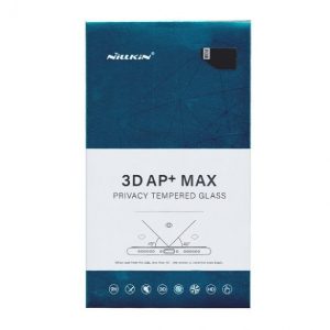   Apple iPhone XR / 11, Kijelzővédő fólia, ütésálló fólia (az íves részre is!), Tempered Glass (edzett üveg), Anti Spy, Nillkin, AP+ MAX, fekete