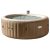 INTEX PureSPA Sahara Tan jacuzzi, 6 személyes, kerek, D216 x 71 cm, bézs / fehér (28428)