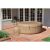   INTEX PureSPA Sahara Tan jacuzzi, 6 személyes, kerek, D216 x 71 cm, bézs / fehér (28428)